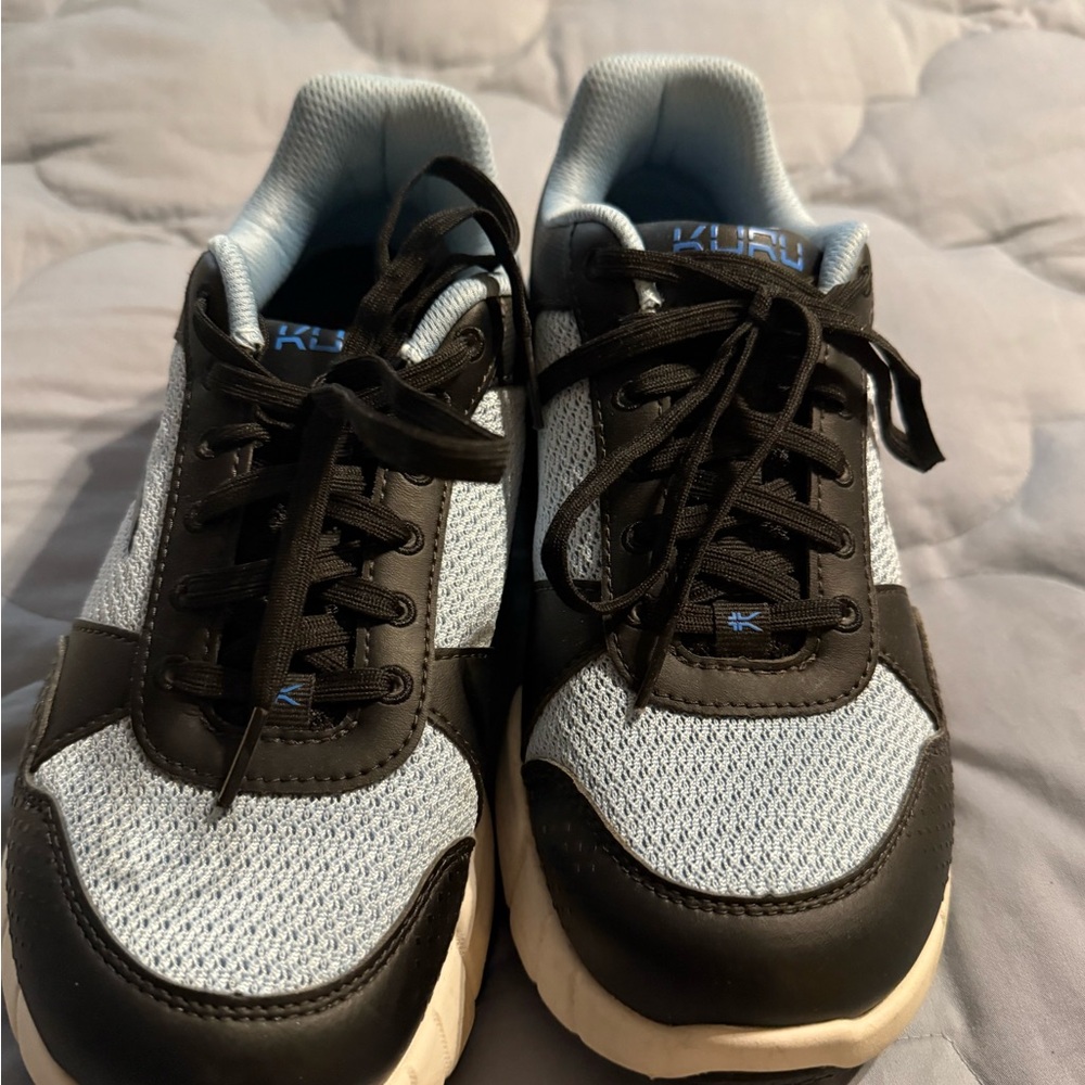 KURU Black and Light Blue Sneakers